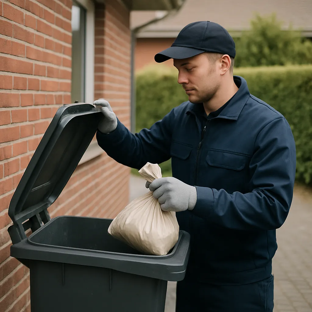 Affaldshåndtering i Rottebekæmpelse