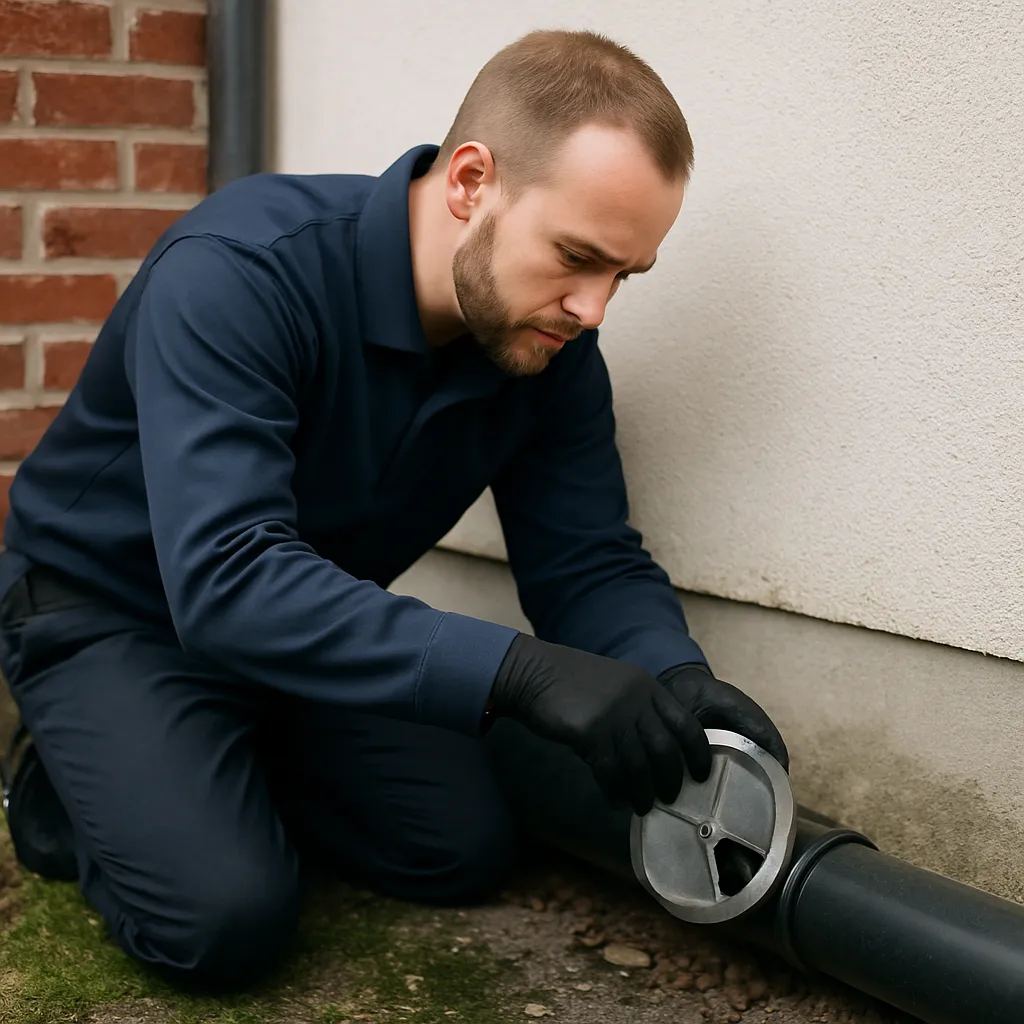 Rottestop på liggende ledninger